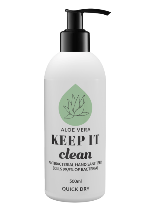 XL KEEP IT Clean HandSanitizer Aloe Vera 500 ml