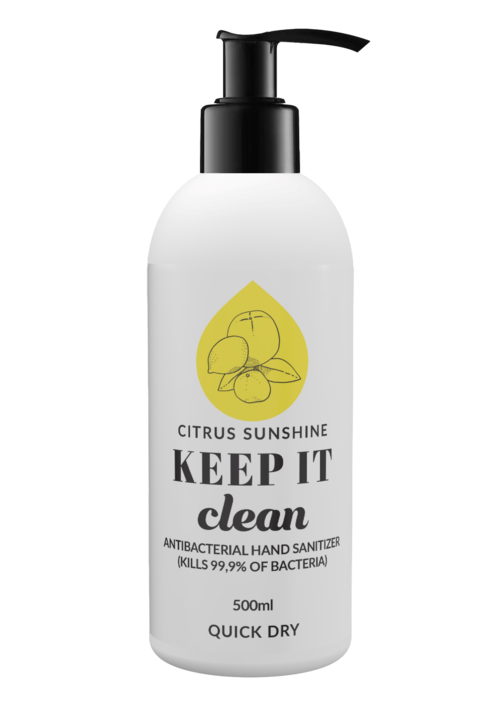 XL KEEP IT Clean HandSanitizer Citrus Sunshine 500 ml