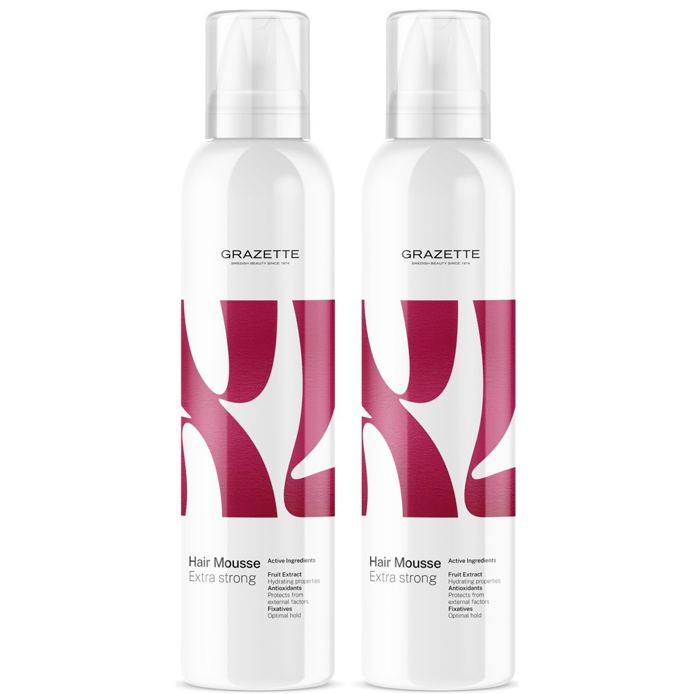 Läs mer om Grazette XL Hair Mousse Duo 2x300 ml