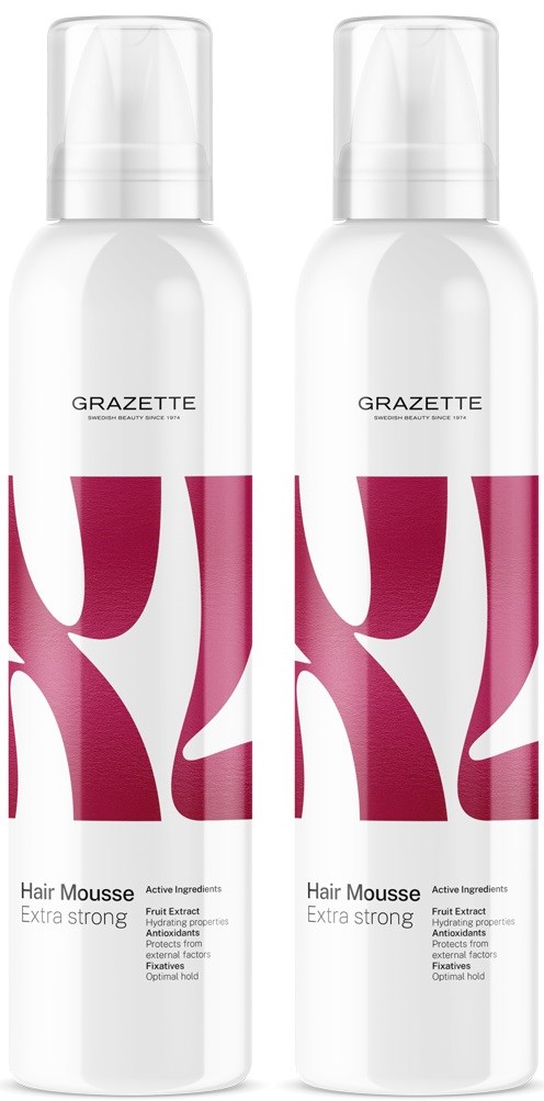 XL Hair Mousse Extra Strong 2 x 300 ml