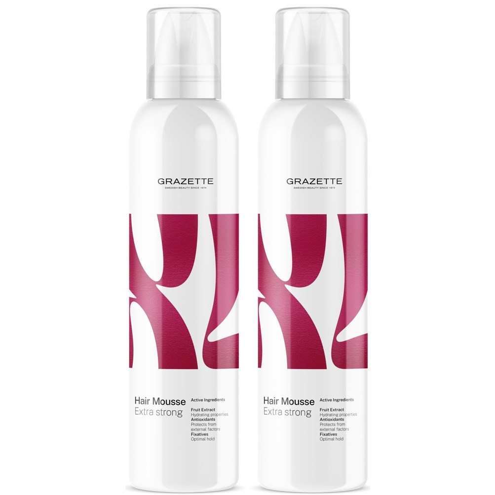 XL Hair Mousse Extra Strong 2 x 300 ml