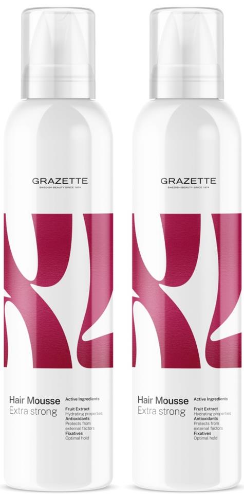 Grazette XL Hair Mousse Duo 2x300 ml
