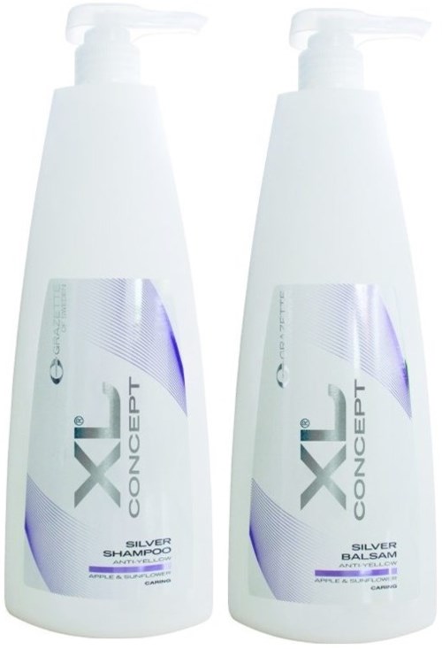 XL DUO XL Silver Shampoo & Condtioner 2x1000ml