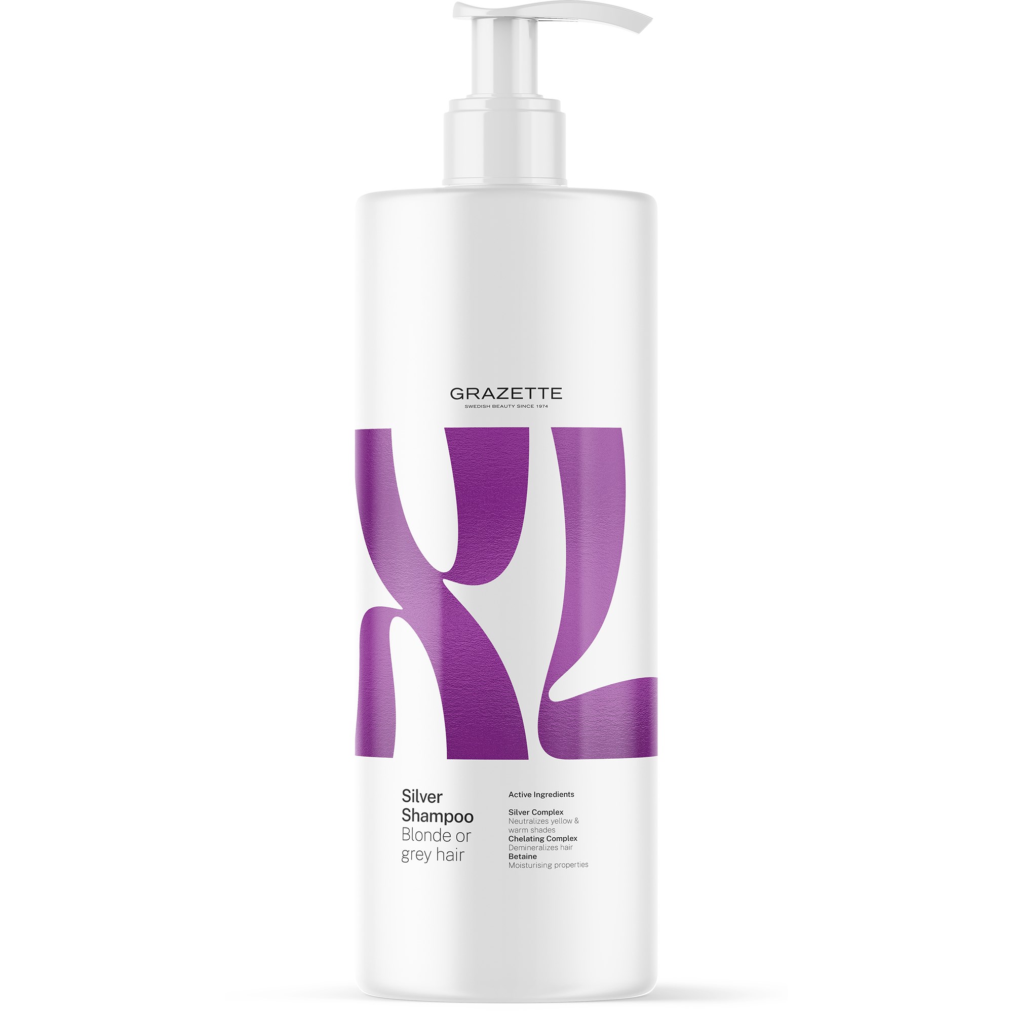 Läs mer om Grazette XL Silver Shampoo 1000 ml