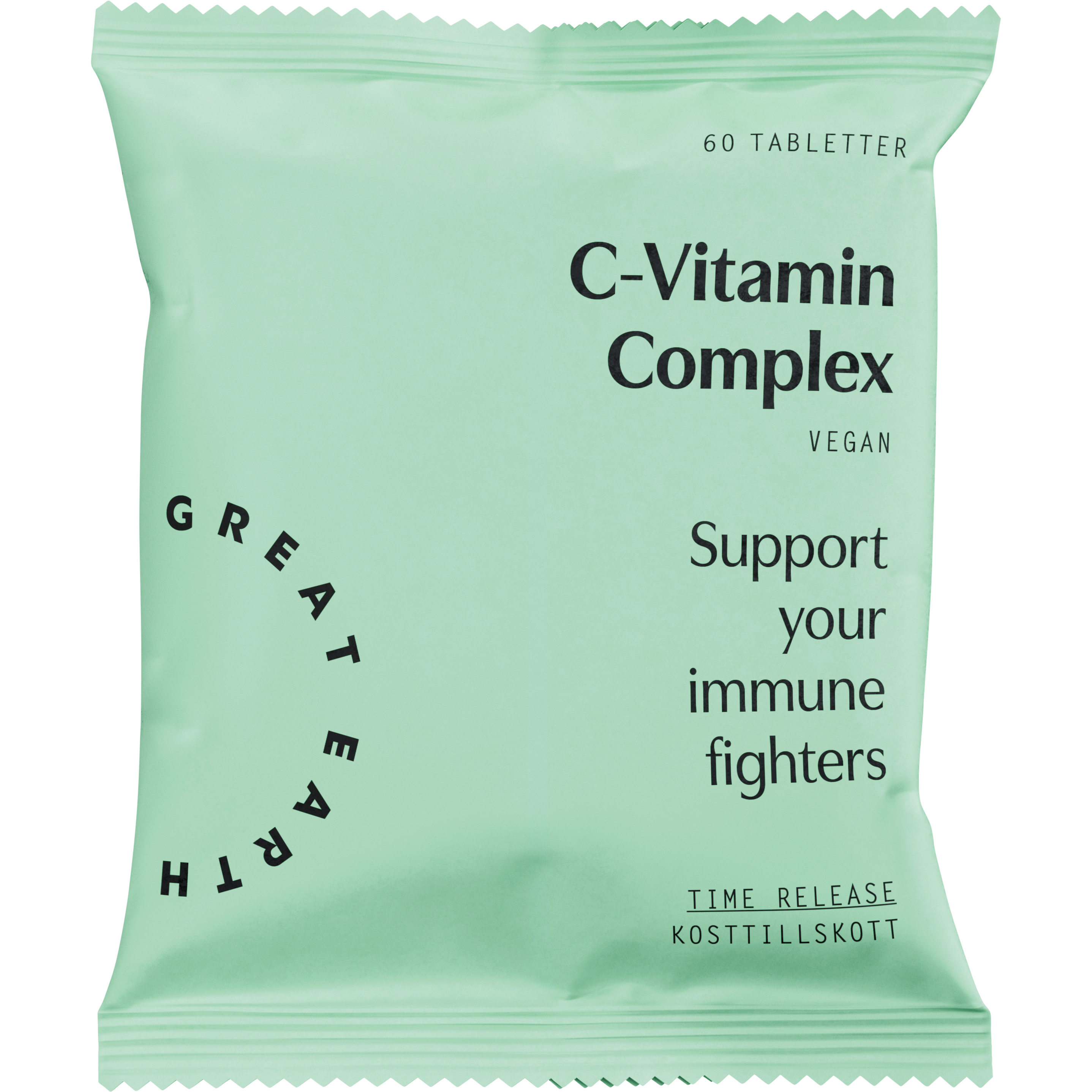 Great Earth C-Vitamin Complex 60 tab Refill