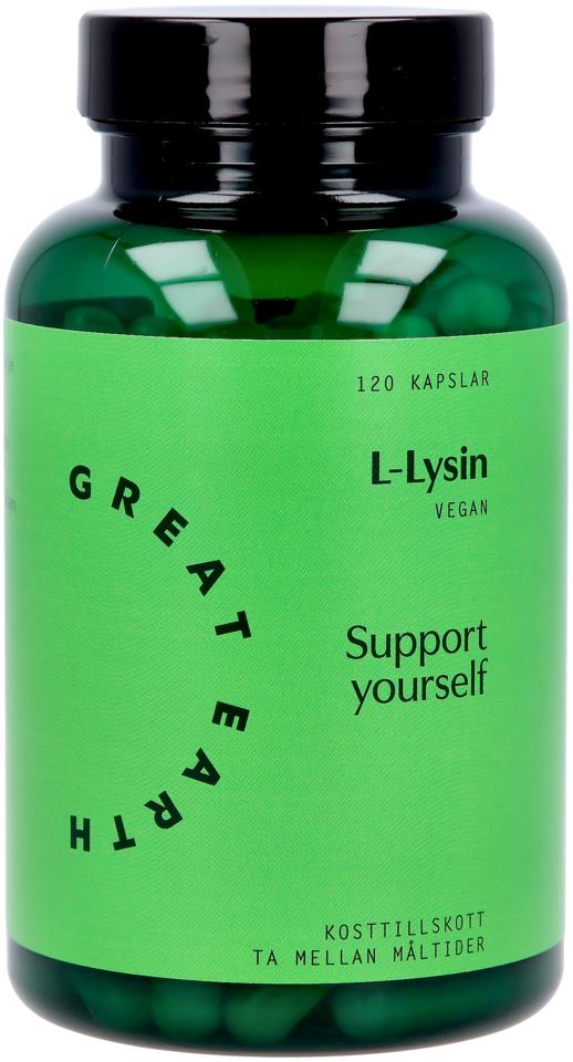 Great Earth L-Lysin 500 mg 120 kap