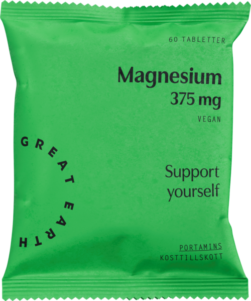 Great Earth Magnesium 375 mg 60 tab Refill