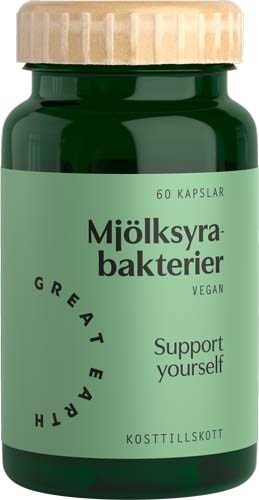 Great Earth Mjölksyrabakterier 60 st