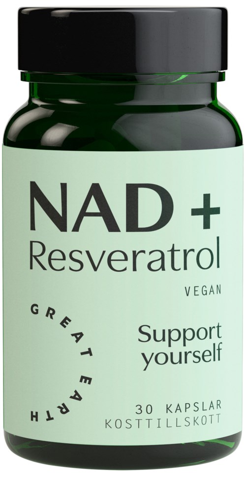 Great Earth NAD+ Resveratrol 30 st