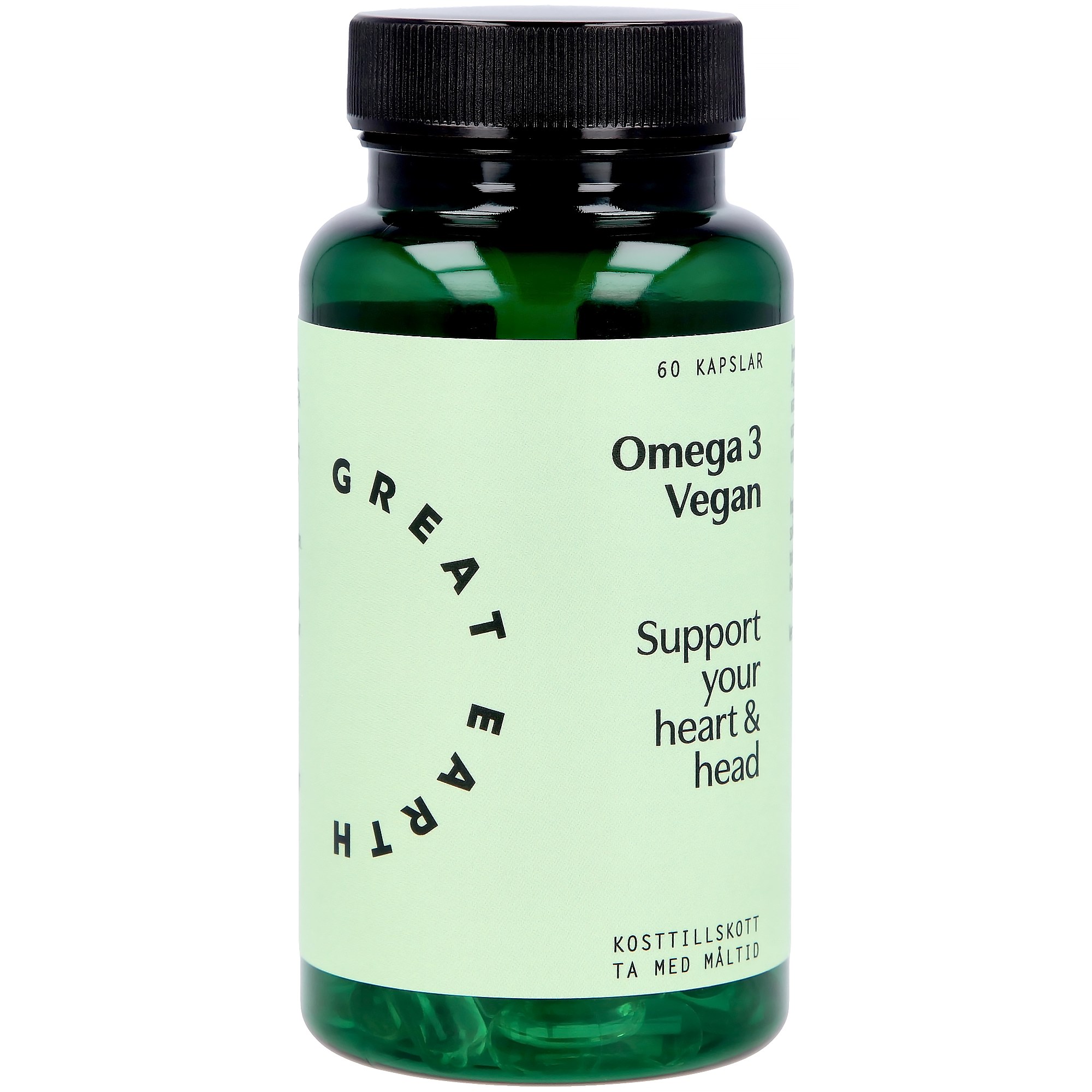 Great Earth Omega 3 Vegan 60 kap