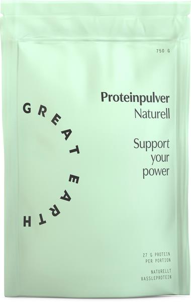Great Earth Proteinpulver Naturell 750g