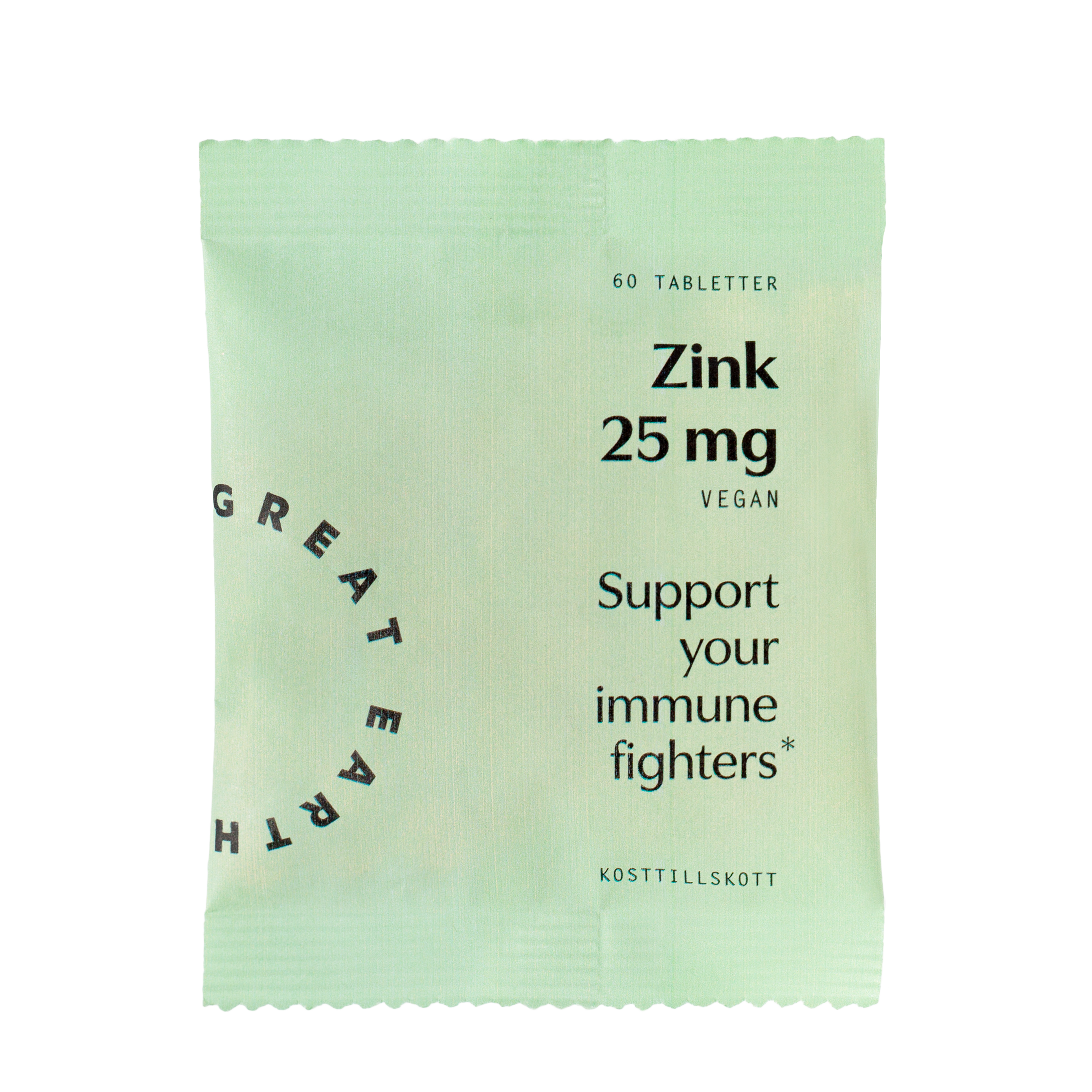 Great Earth Zink 25 mg 60 tab Refill