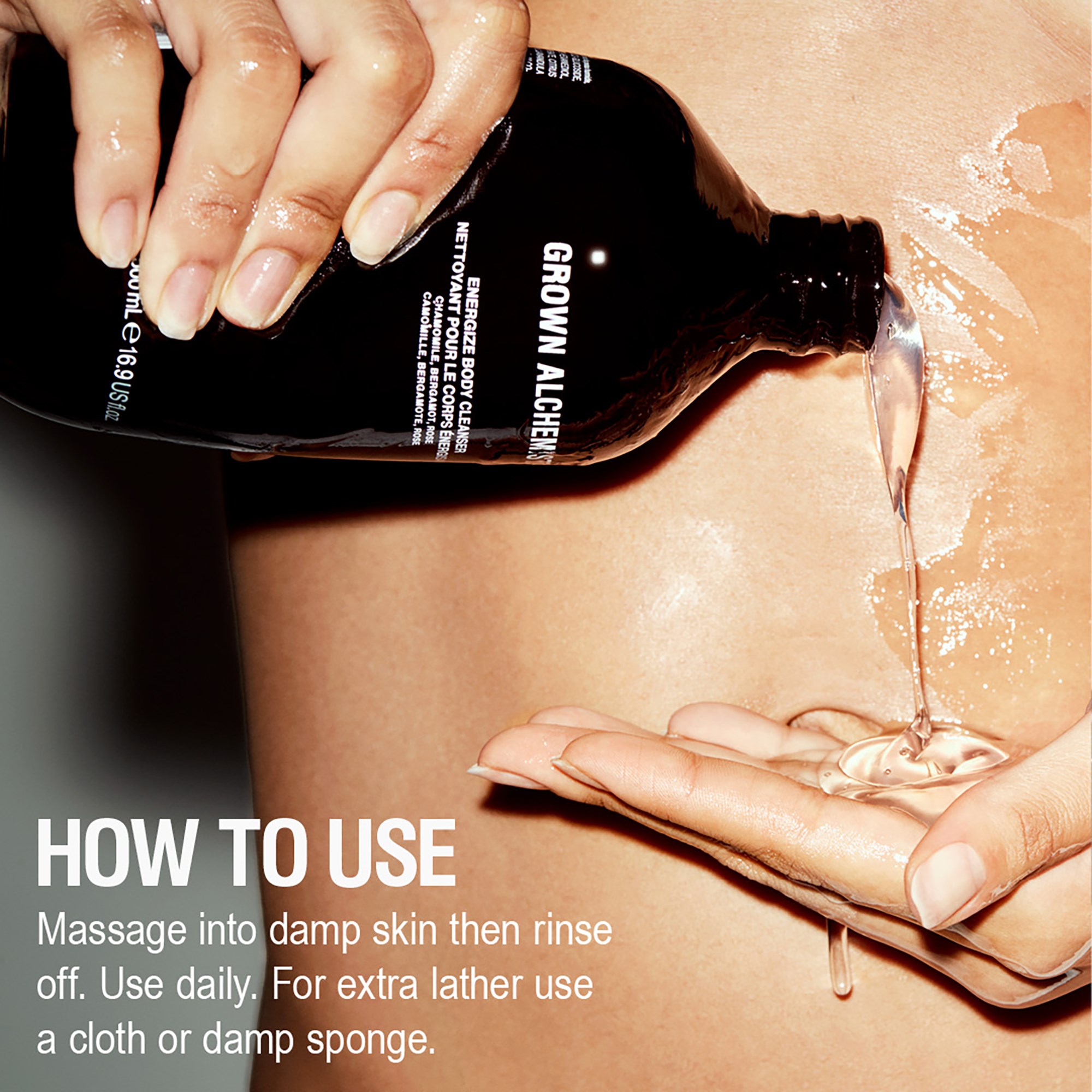 Grown Alchemist Energize Body Cleanser 500 ml (obrázok 5)