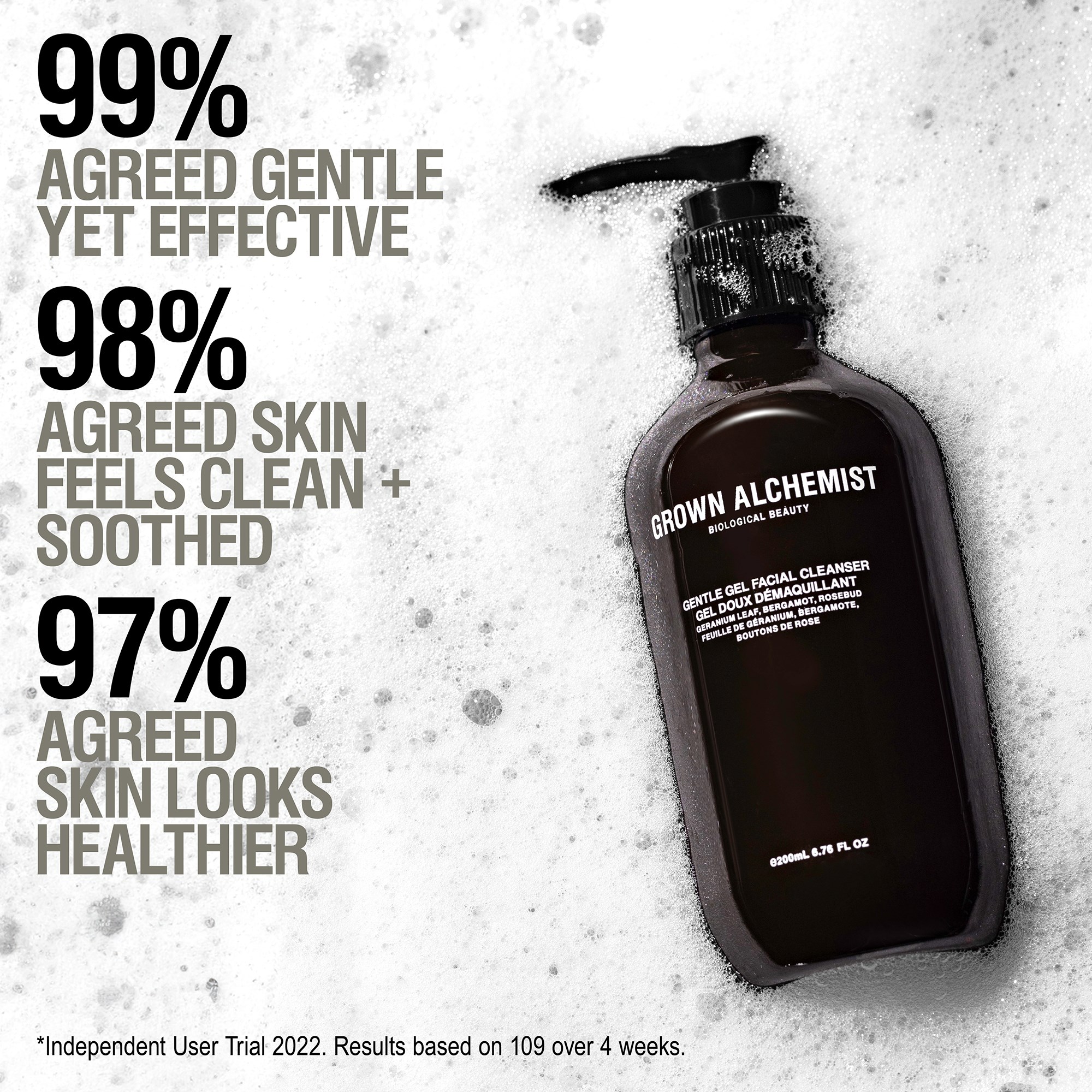 Grown Alchemist Gentle Gel Facial Cleanser 200 ml (obrázok 5)