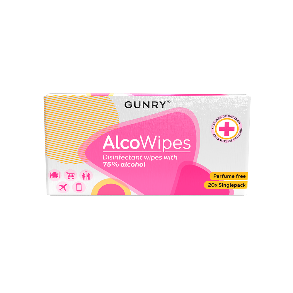 Gunry Gunry AlcoWipes 20 st