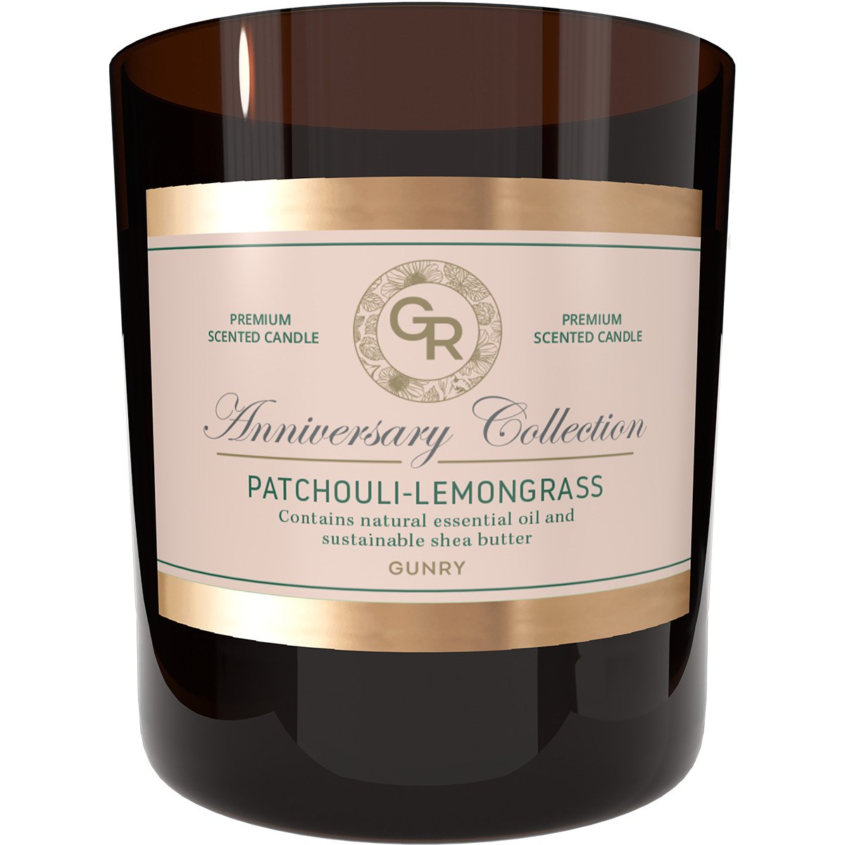 Gunry Patchouli Lemongrass Anniversary Collection Scented Candle