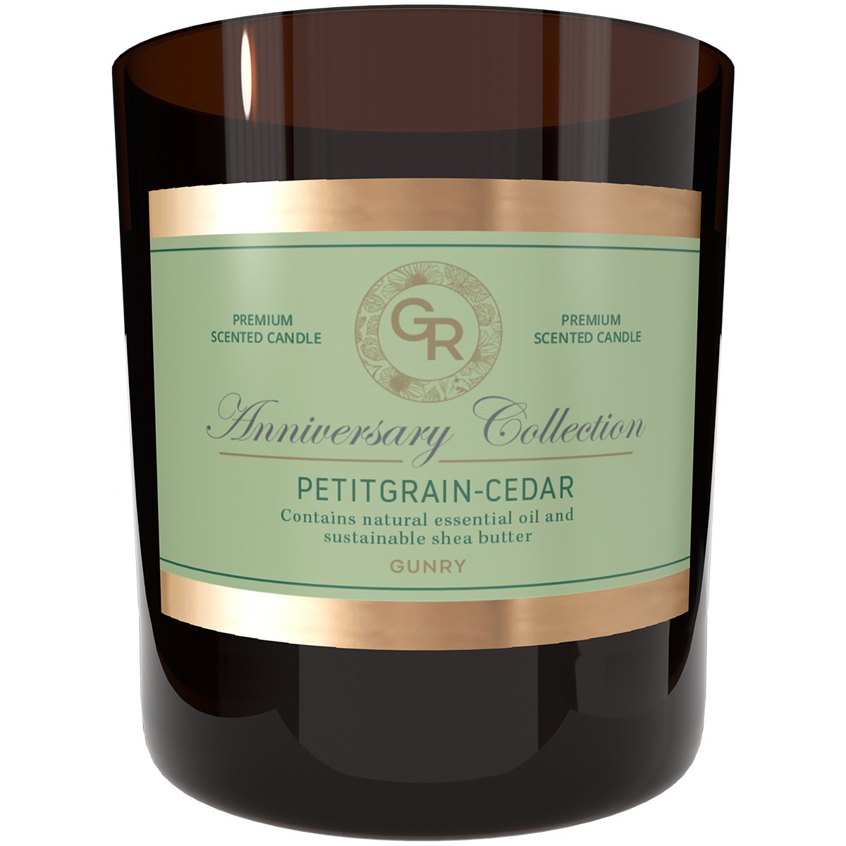 Gunry Petitgrain Cedar Anniversary Collection Scented Candle 115