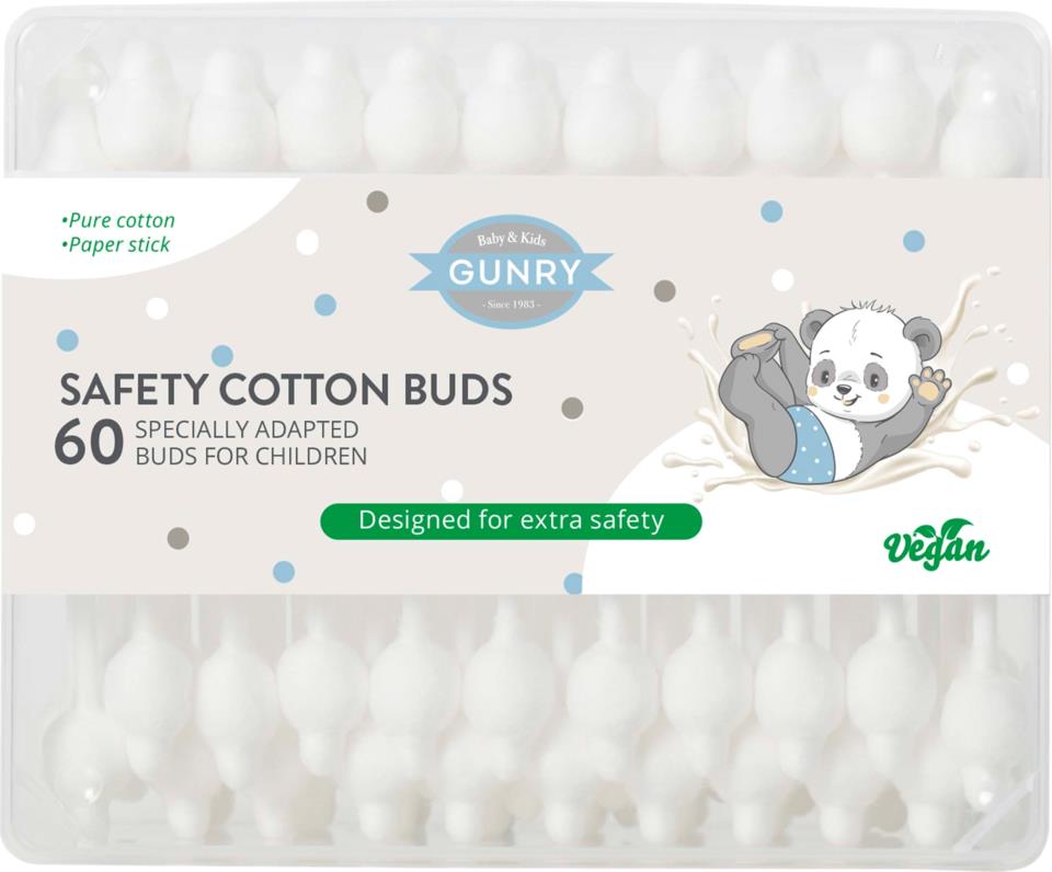 Gunry Baby Safety Cotton Buds 60 pcs