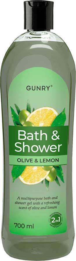 Gunry Bath & Shower Olive & Lemon 700 ml