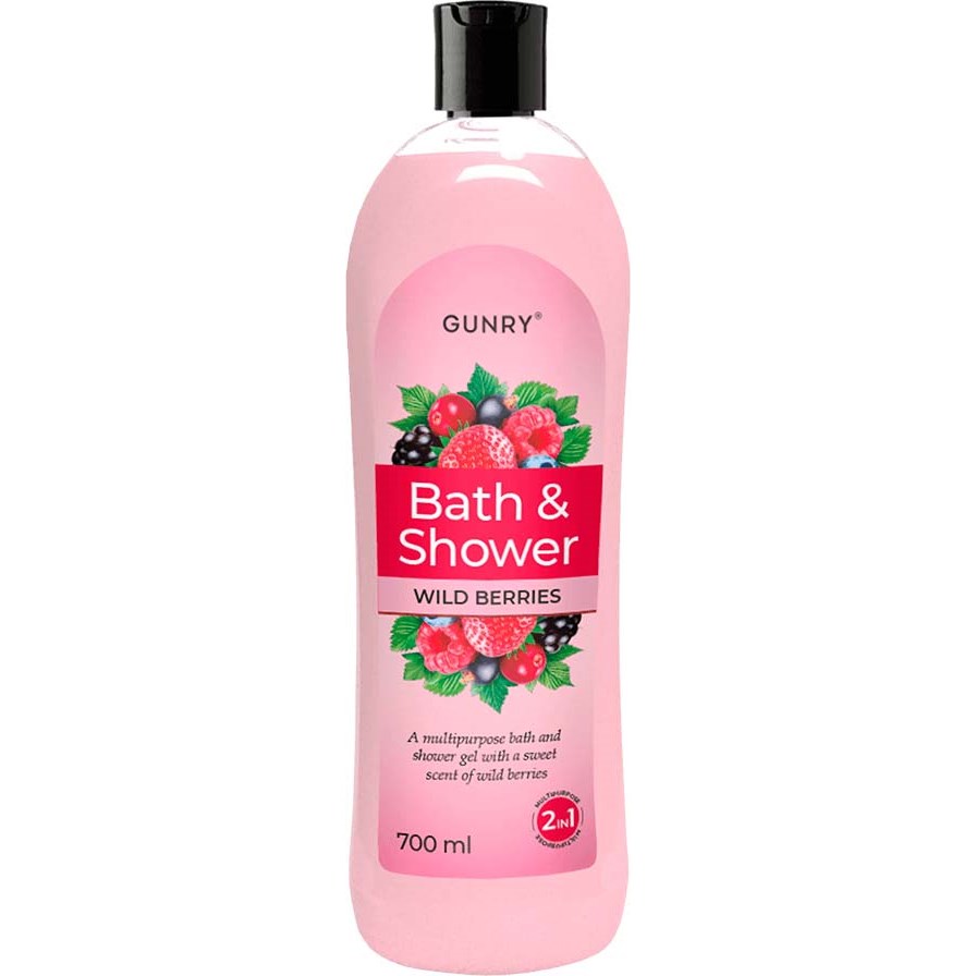 Läs mer om Gunry Bath & Shower Wild Berries 700 ml