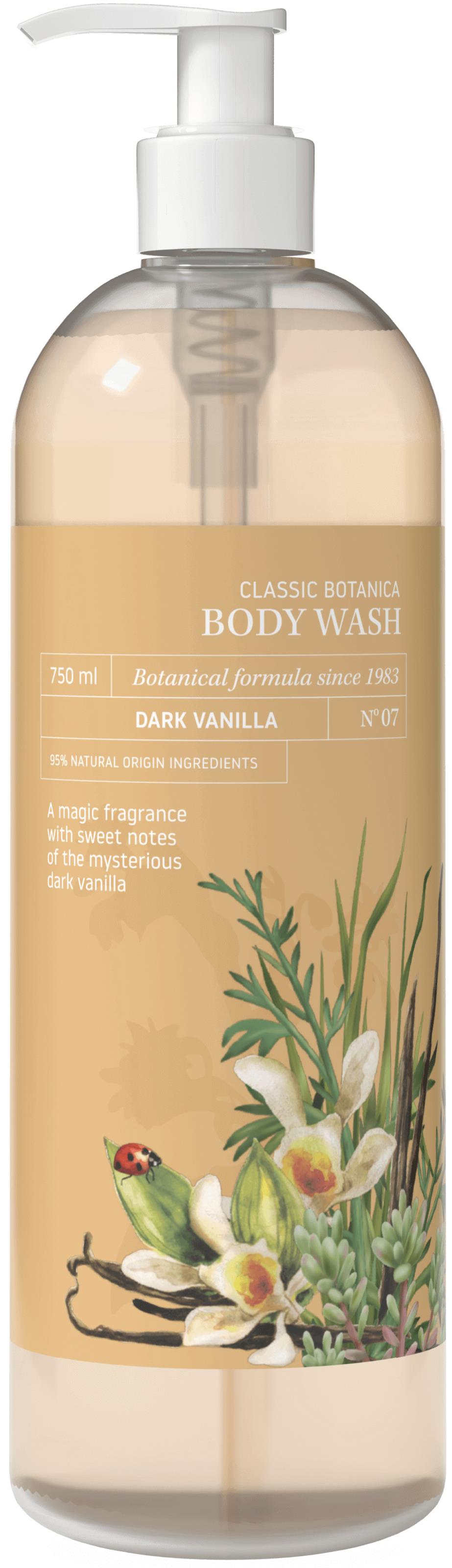 Gunry Body Wash Classic Botanica Dark Vanilla 750 ml
