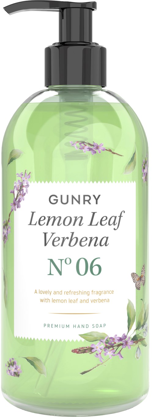 Gunry Classic Botanica Hand Wash Lemon Leaf Verbena 500 ml