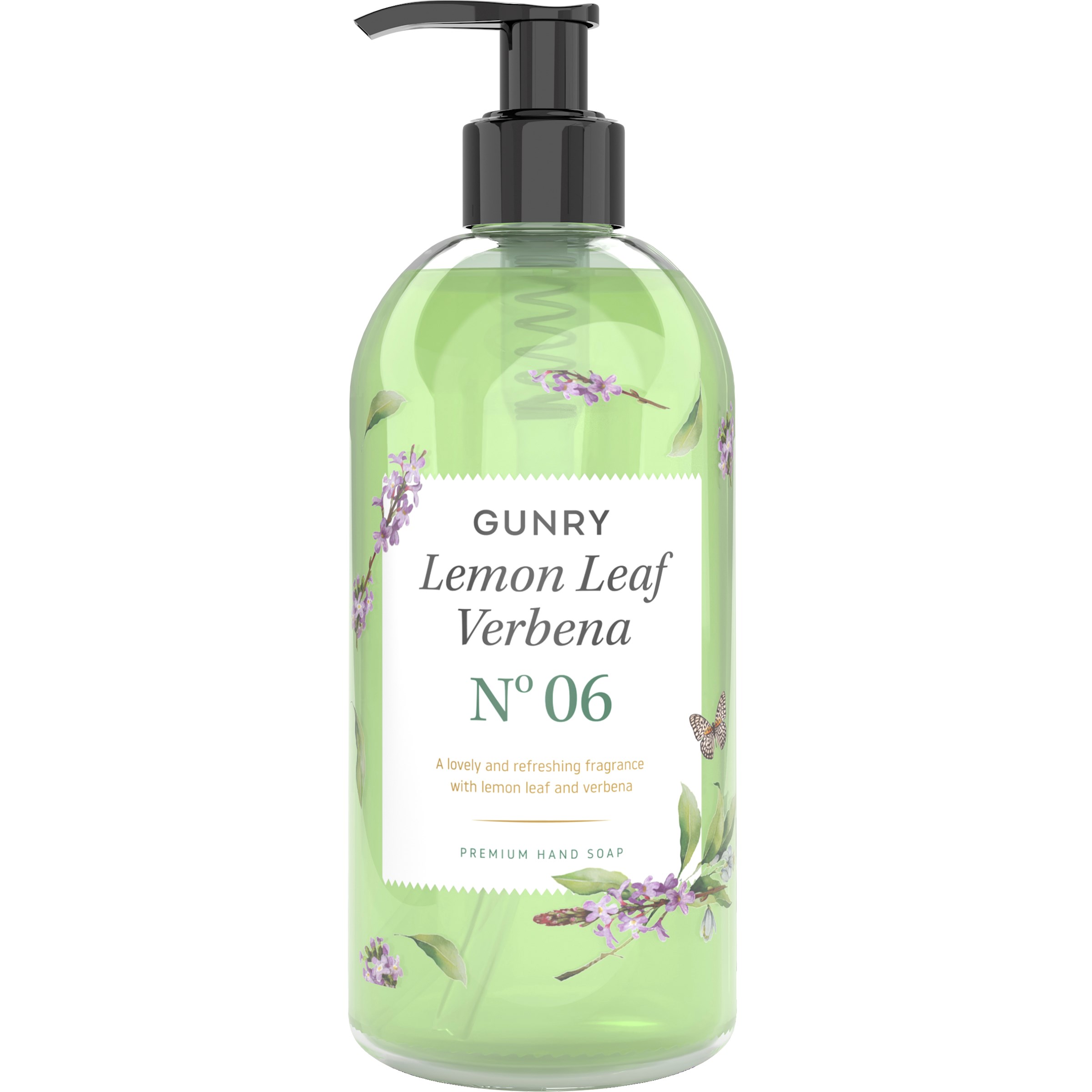 Gunry Classic Botanica Hand Wash Lemon Leaf Verbena 500 ml