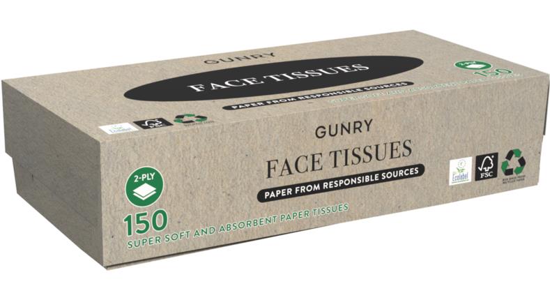 Gunry Gunry Face Tissues 150 pcs | lyko.com