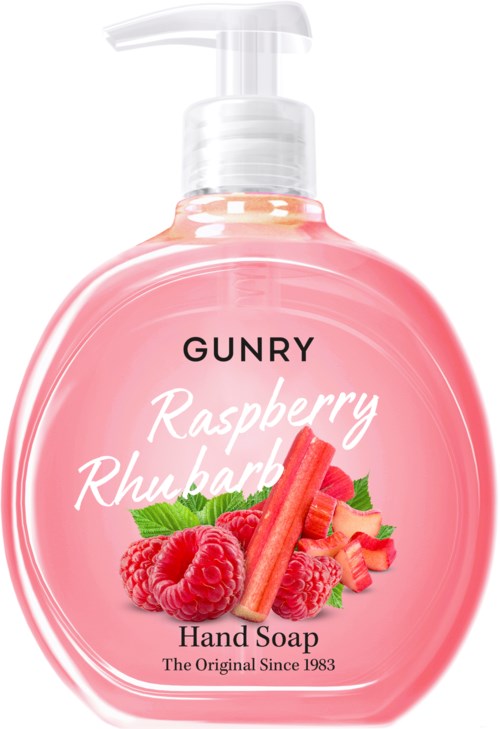 Gunry Hand Soap Orig. Raspberry & Rhubarb 500 ml
