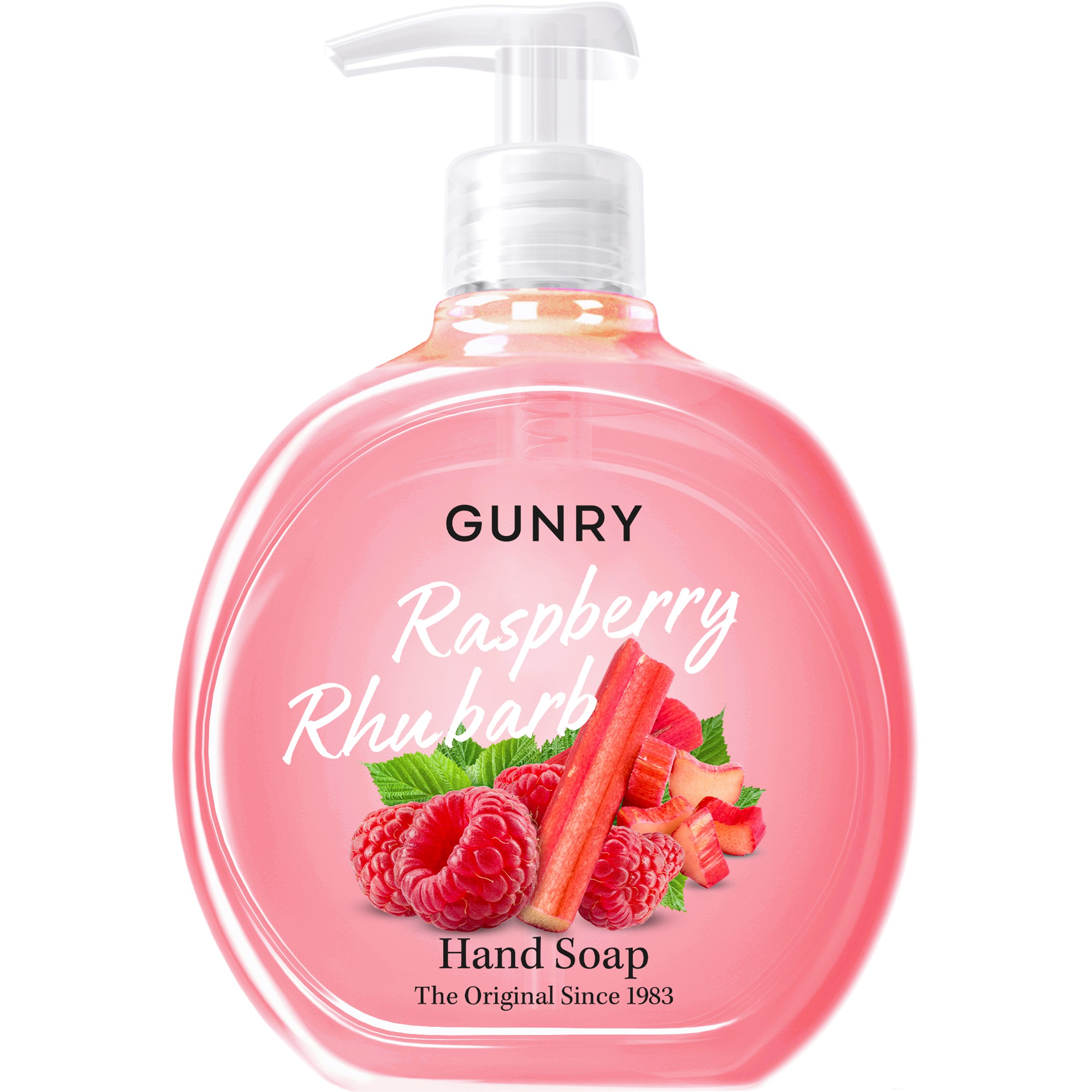 Gunry Hand Soap Orig. Raspberry & Rhubarb 500 ml