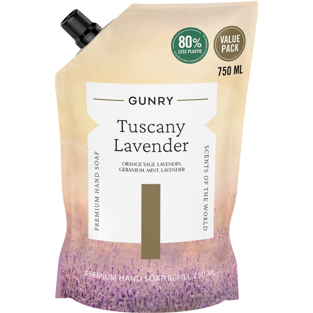 Gunry Gunry Hand Soap Refill SOTW Tuscany Lavender 750 ml