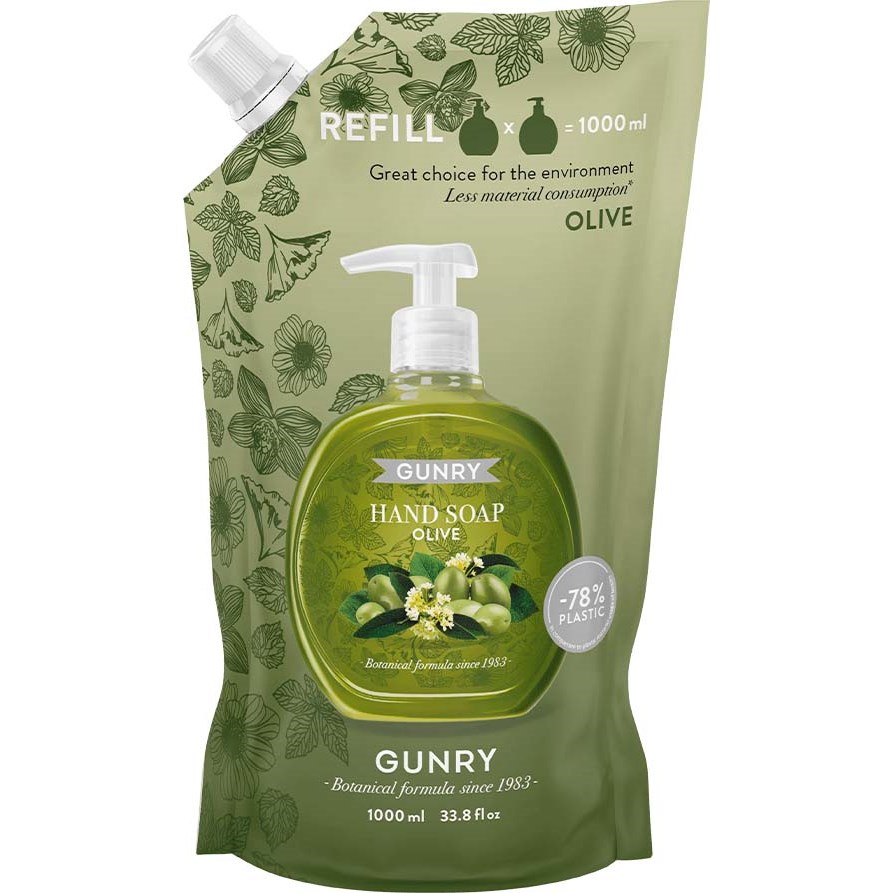 Läs mer om Gunry Handsoap Refill Original Olive 1000 ml
