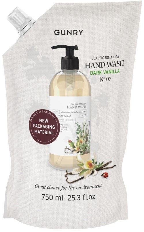 Gunry Liquid Soap Class Botanica Dark Vanilla Refill 750 ml | lyko.com