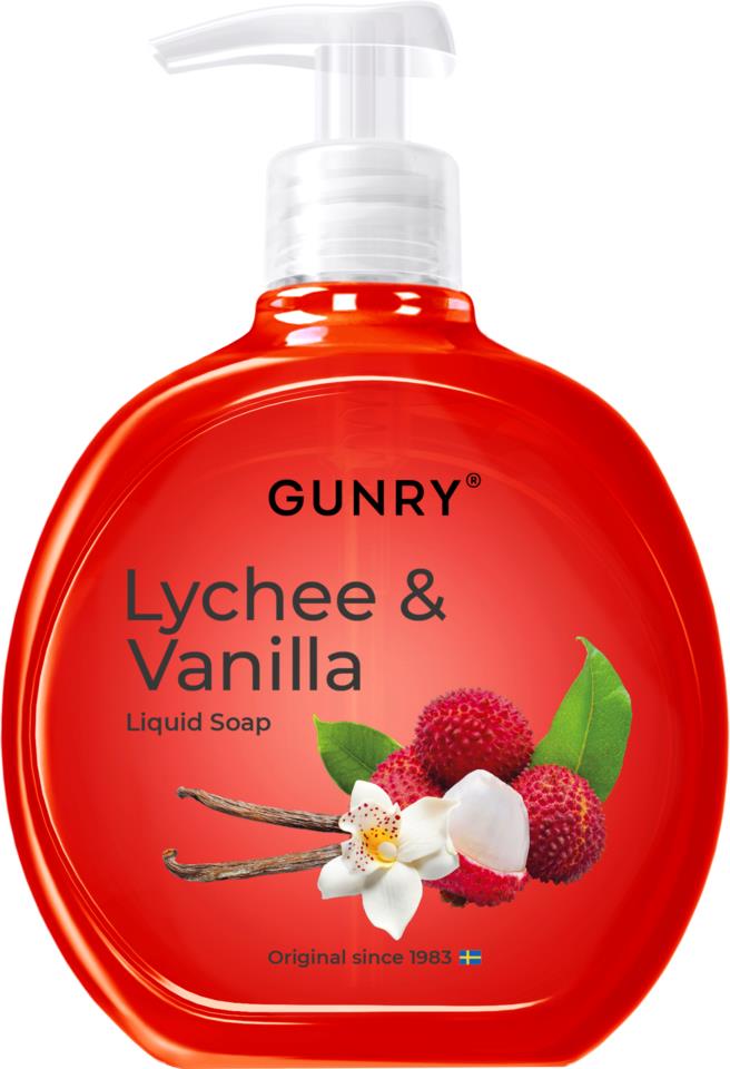 Gunry Lychee & Vanilla Liquid Soap 400 ml