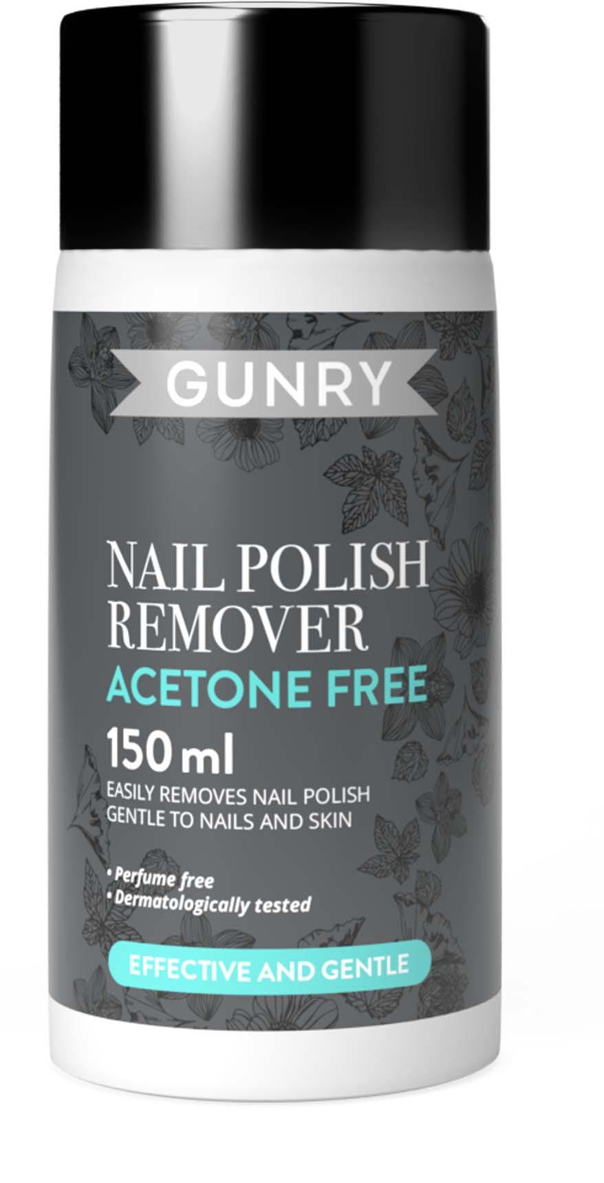 Gunry Nail Polish Remover Acetone Free 150 ml