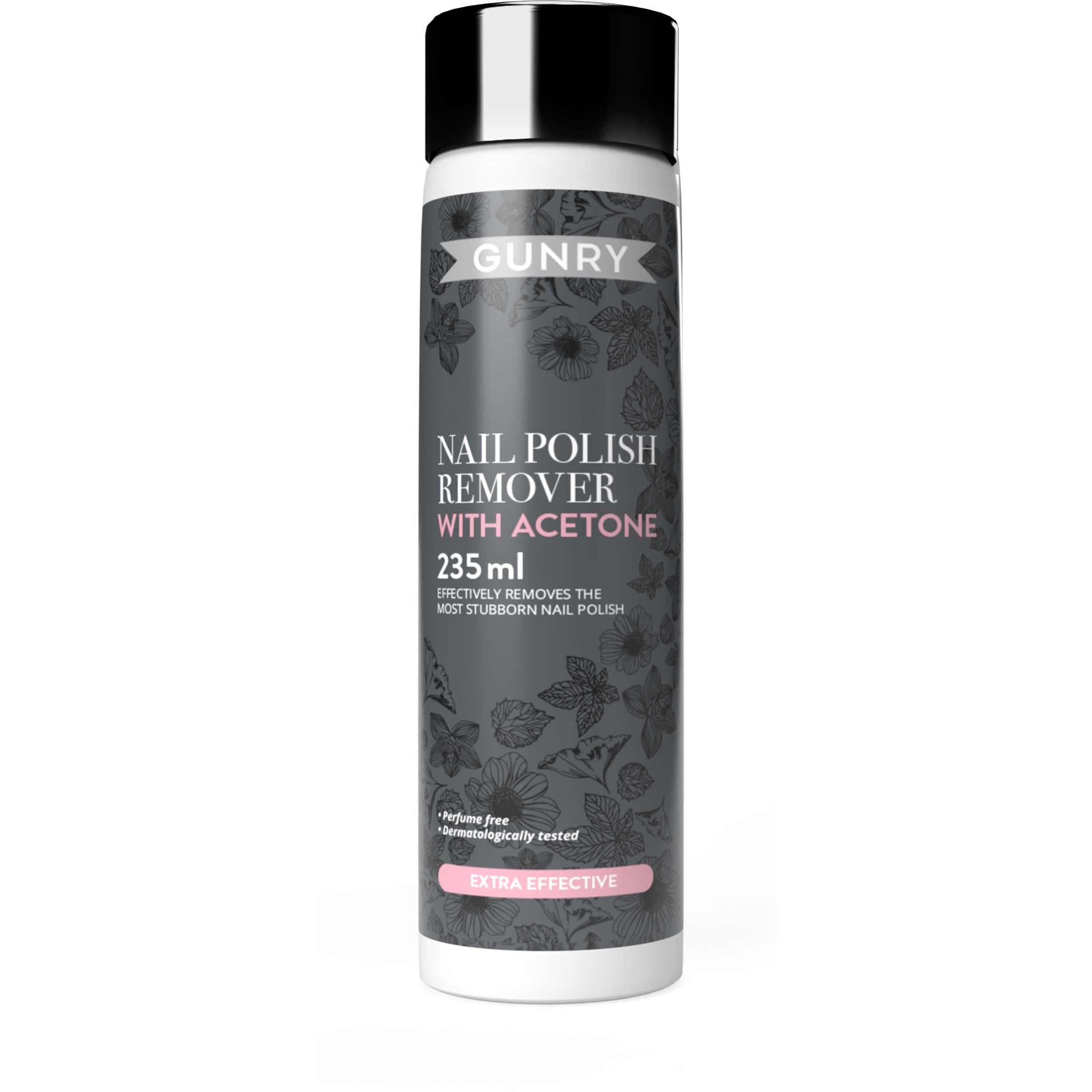 Gunry Nail Polish Remover With Acetone 235 ml Gunry Nail Polish Remover With Acetone 235 ml