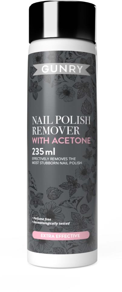 Gunry Nail Polish Remover With Acetone 235 ml