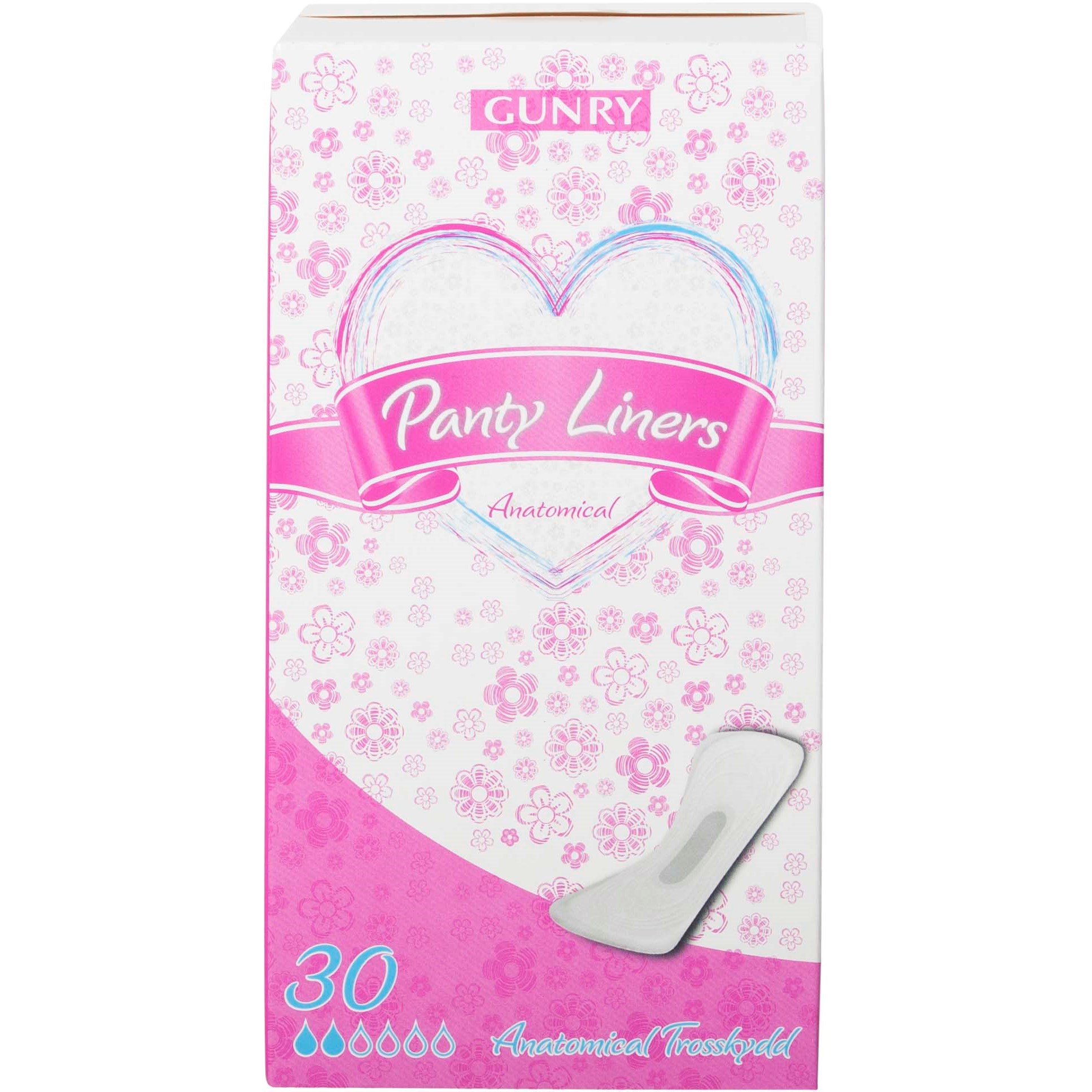 Gunry Panty Liners Anatomical 30 st