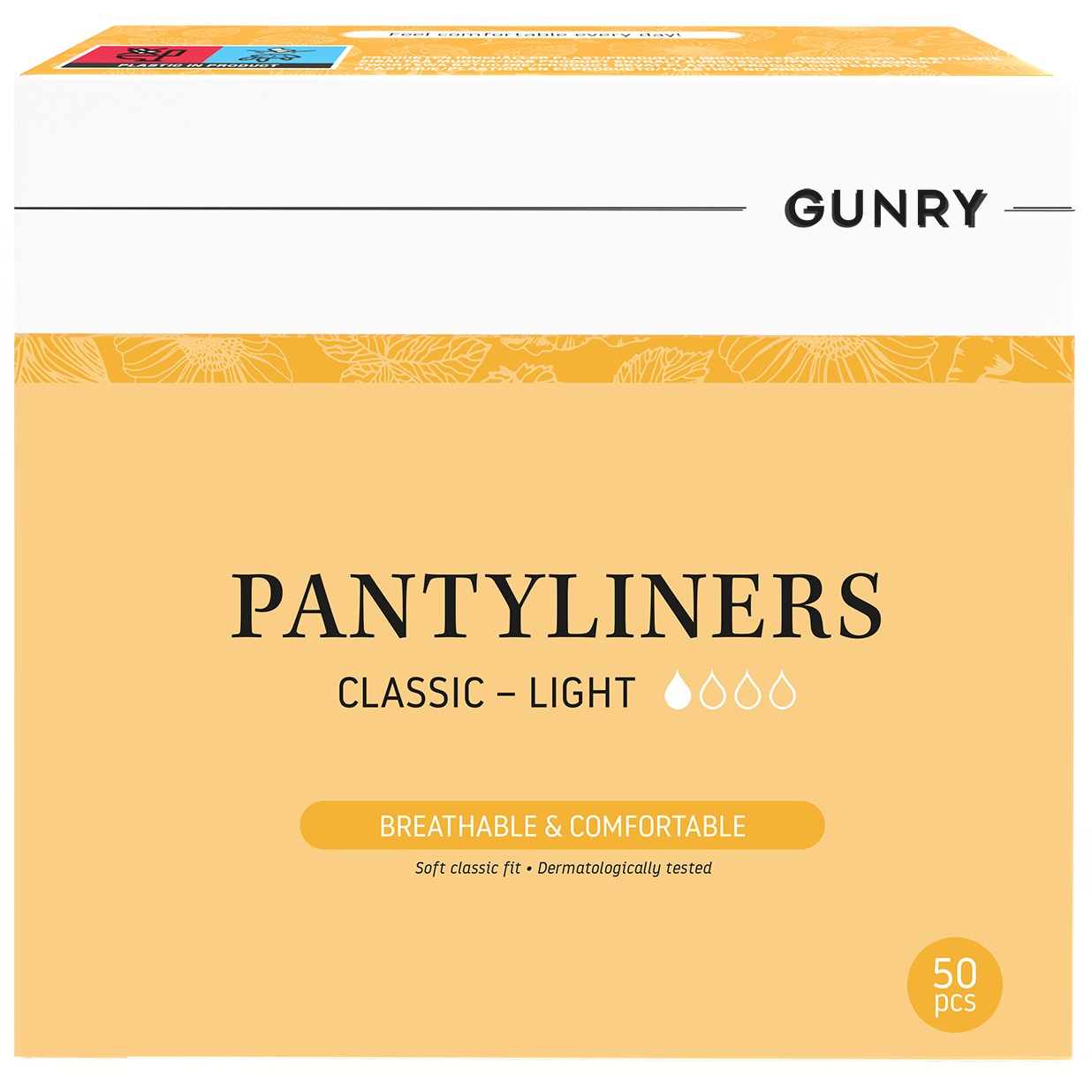 Läs mer om Gunry Pantyliners Classic