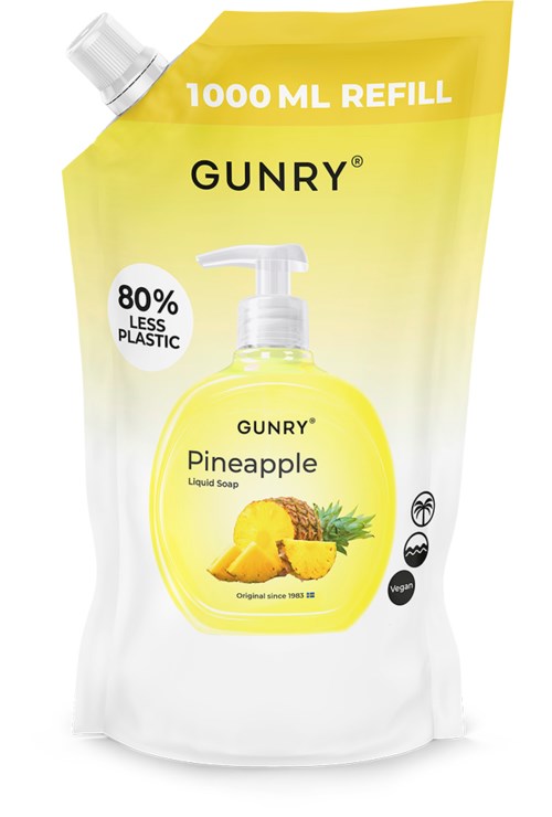 Gunry Tropical Pineapple Liquid Soap Refill 1000 ml