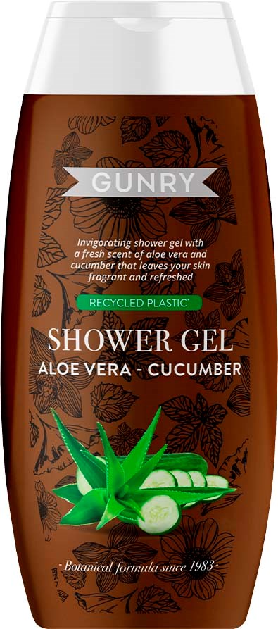 Gunry Fusion Shower Gel Aloe Vera Cucumber  300 ml