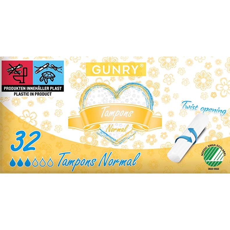 Läs mer om Gunry Tampons Normal 32 st