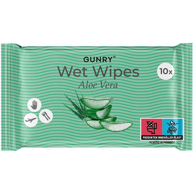 Läs mer om Gunry Wet Wipes Aloe Vera
