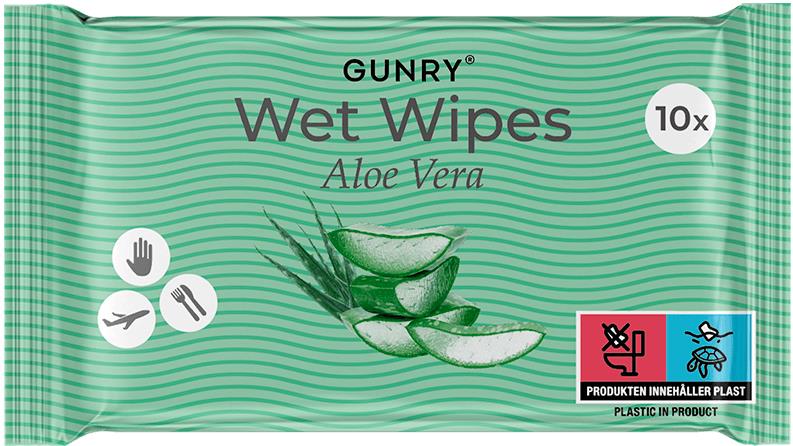 Gunry Wet Wipes Aloe Vera  