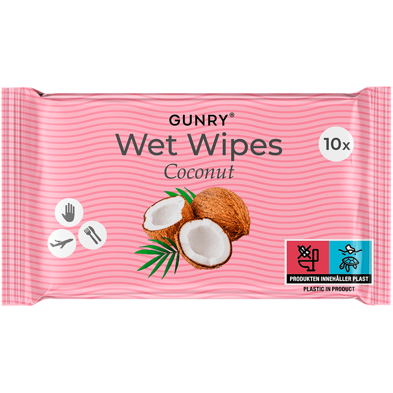 Läs mer om Gunry Wet Wipes Coconut