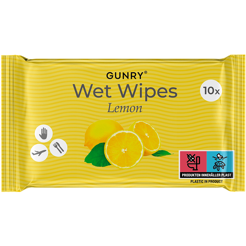 Läs mer om Gunry Wet Wipes Lemon