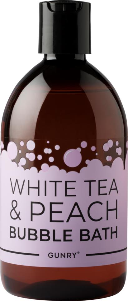 Gunry White Tea & Peach Bubble Bath 500 ml
