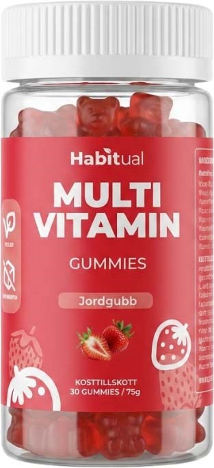 Habitual Kids Multivitamin Jordgubb Gummies 30 pcs