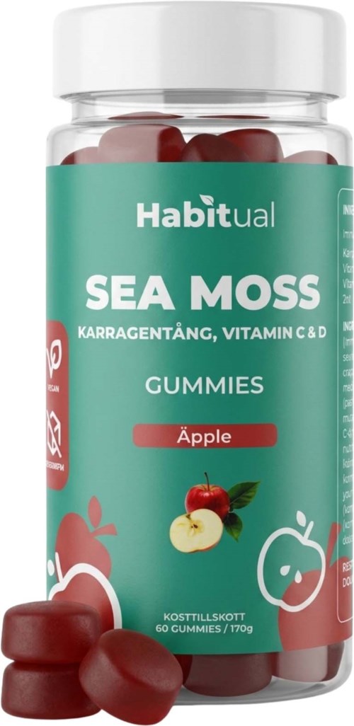 Habitual Sea Moss Äpple Gummies 60 pcs
