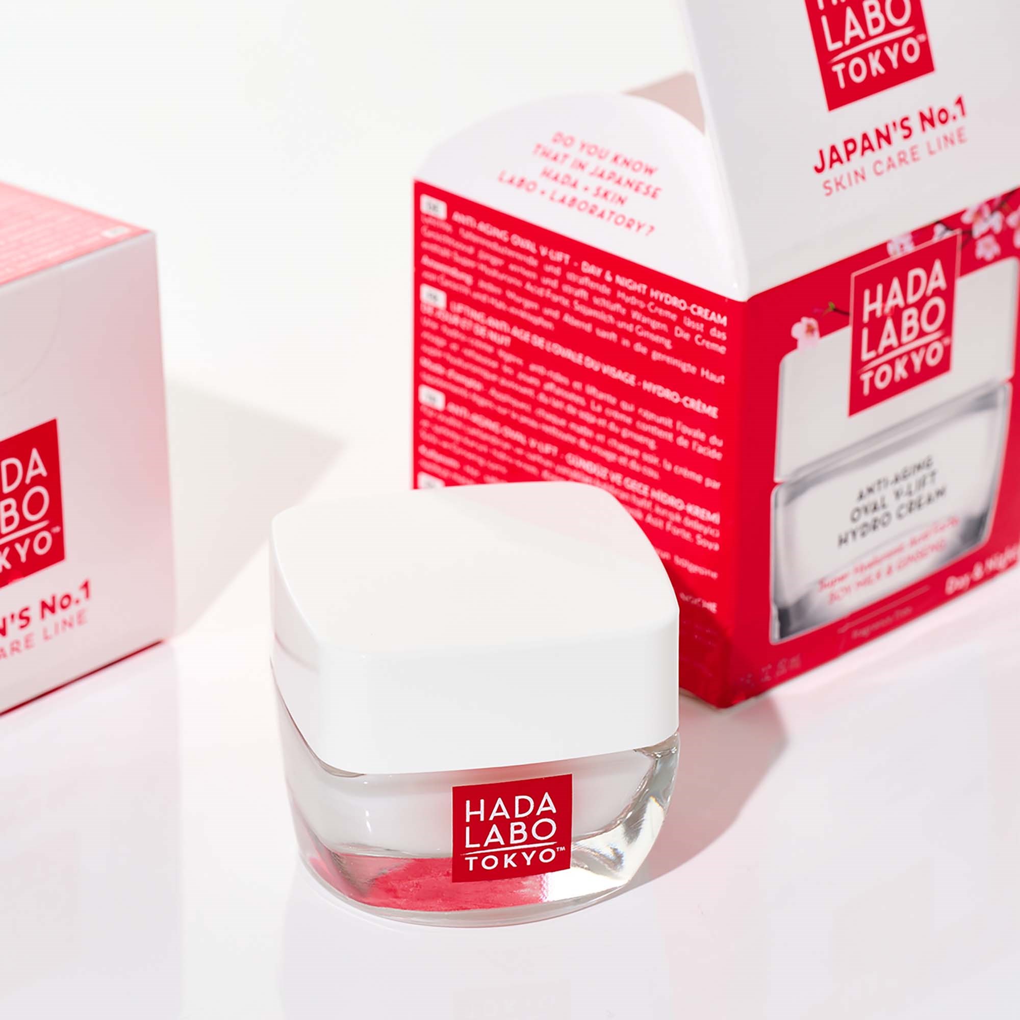 Hada Labo Tokyo Anti-Aging Oval V-Lift Hydro Cream 50 ml (obrázok 4)
